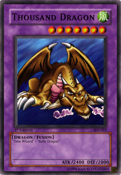 Thousand Dragon [SDJ-023] Common Yu-Gi-Oh!