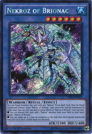 Nekroz of Brionac [THSF-EN014] Secret Rare Yu-Gi-Oh!