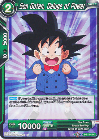 Son Goten, Deluge of Power (DB1-042) [Dragon Brawl] Dragon Ball Super