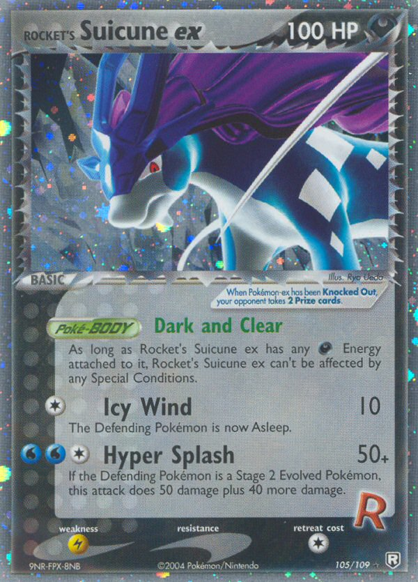 Rocket's Suicune ex (105/109) [EX: Team Rocket Returns] Pokémon