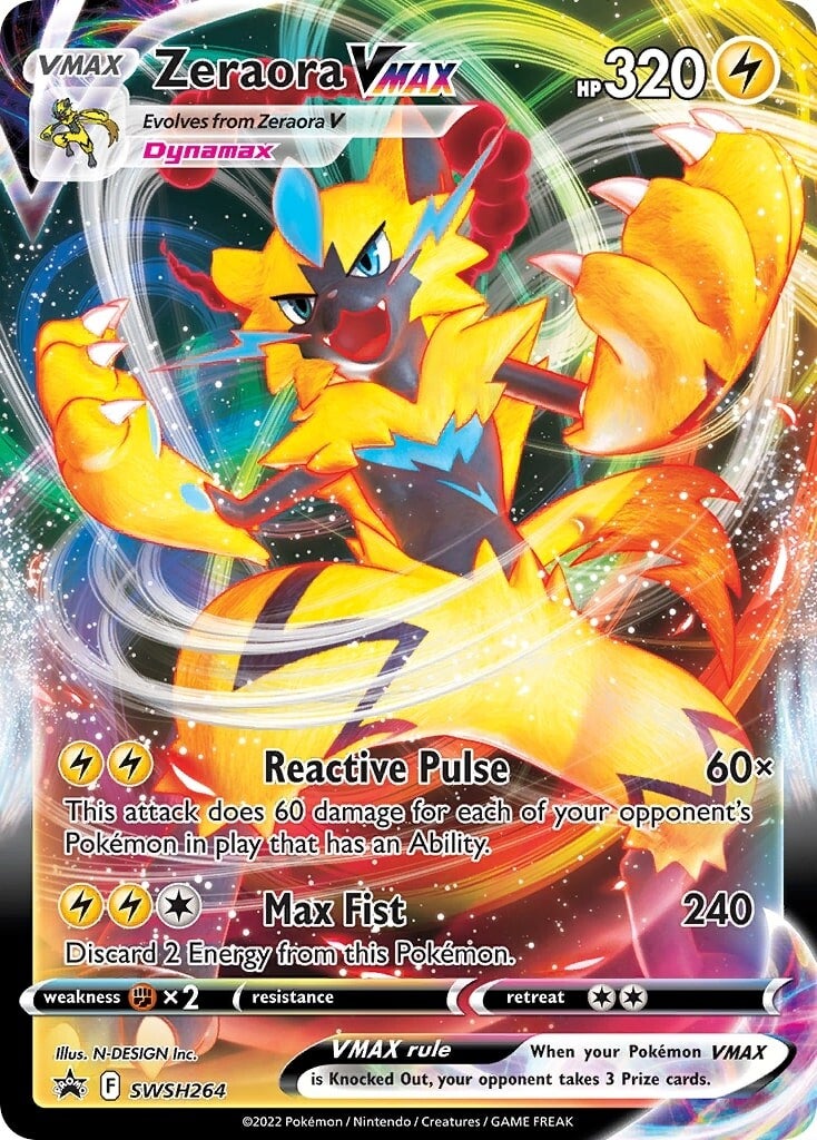 Zeraora VMAX (SWSH264) [Sword & Shield: Black Star Promos] Pokémon