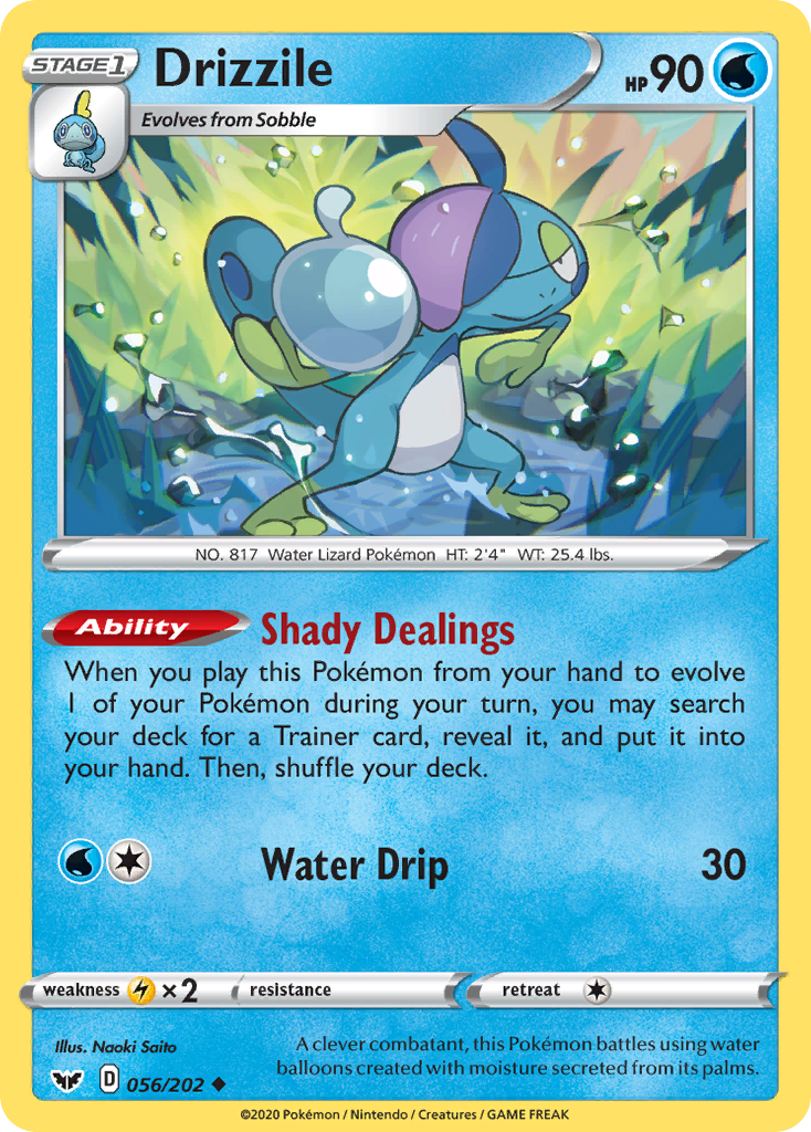 Drizzile (056/202) [Sword & Shield: Base Set] Pokémon