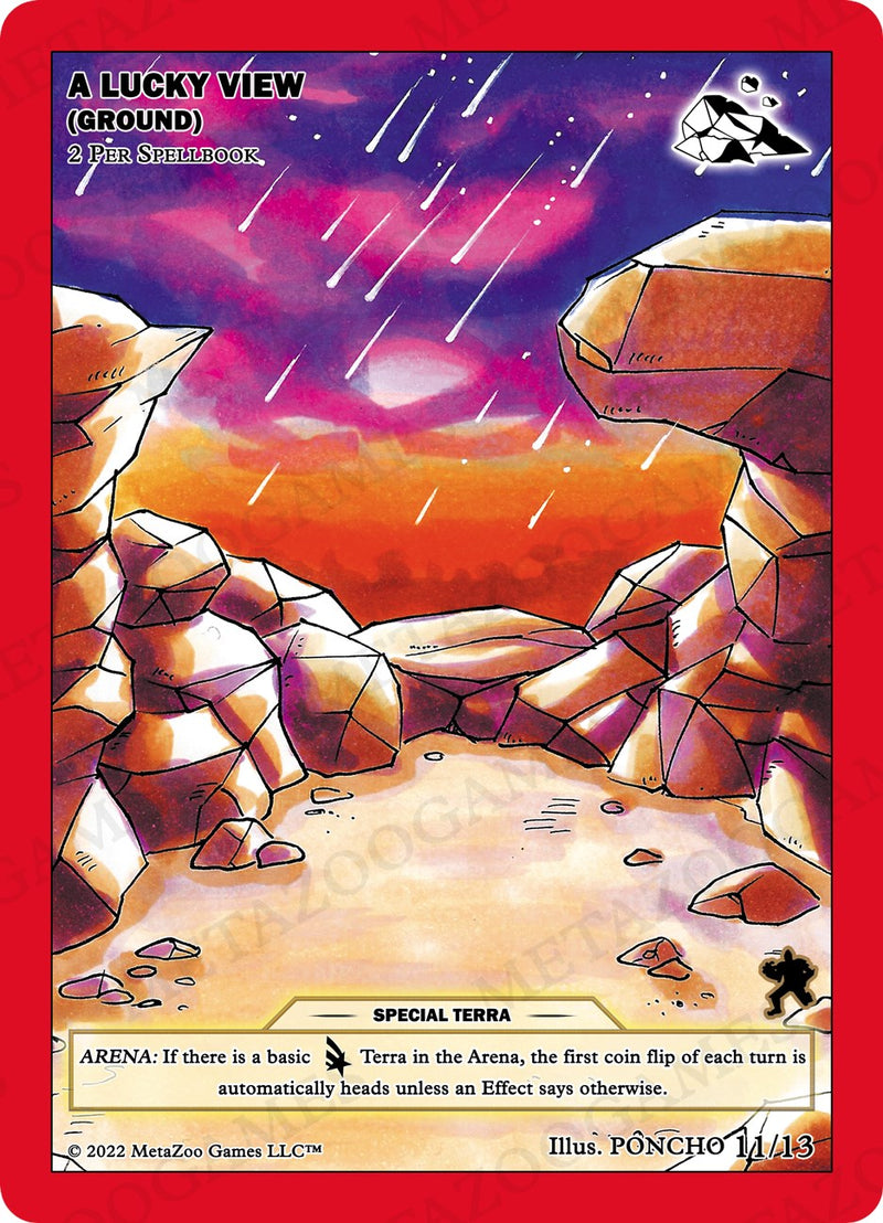 A Lucky View (Ground) [Cryptid Nation: UFO First Edition Tribal Theme Decks] Metazoo