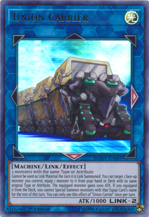 Union Carrier [DUOV-EN009] Ultra Rare Yu-Gi-Oh!