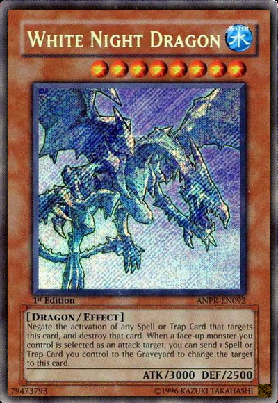 White Night Dragon [ANPR-EN092] Secret Rare Yu-Gi-Oh!