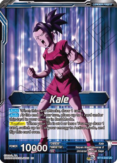 Kale // Kale, Demon of Universe 6 (BT15-032) [Saiyan Showdown] Dragon Ball Super