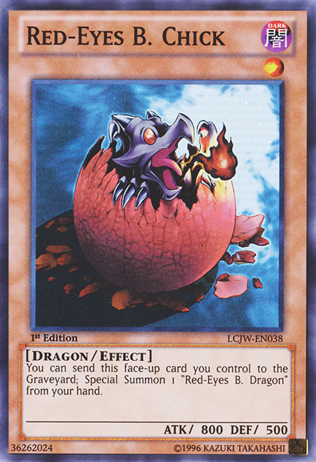 Red-Eyes B. Chick [LCJW-EN038] Super Rare Yu-Gi-Oh!