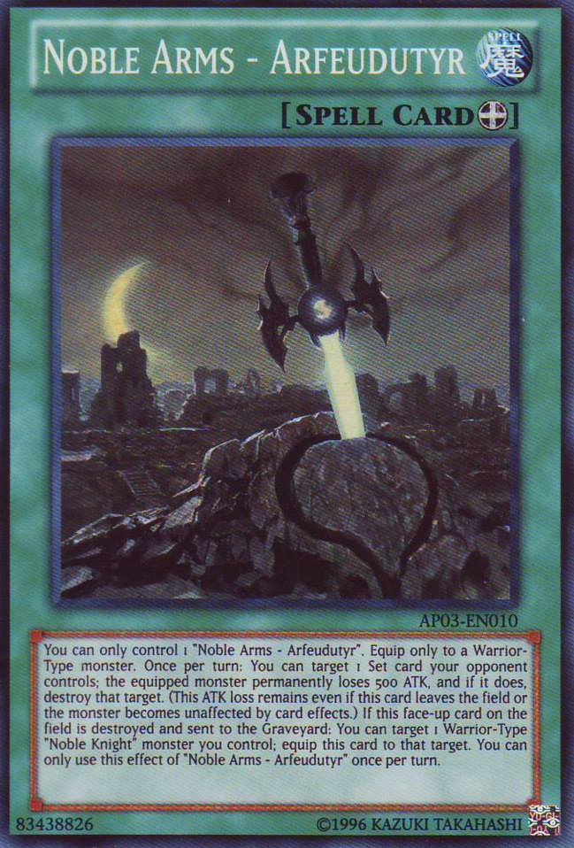 Noble Arms - Arfeudutyr [AP03-EN010] Super Rare Yu-Gi-Oh!