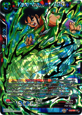 Yamcha, at 100-Percent (BT5-009) [Miraculous Revival] Dragon Ball Super