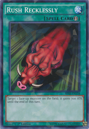 Rush Recklessly [BP03-EN134] Shatterfoil Rare Yu-Gi-Oh!