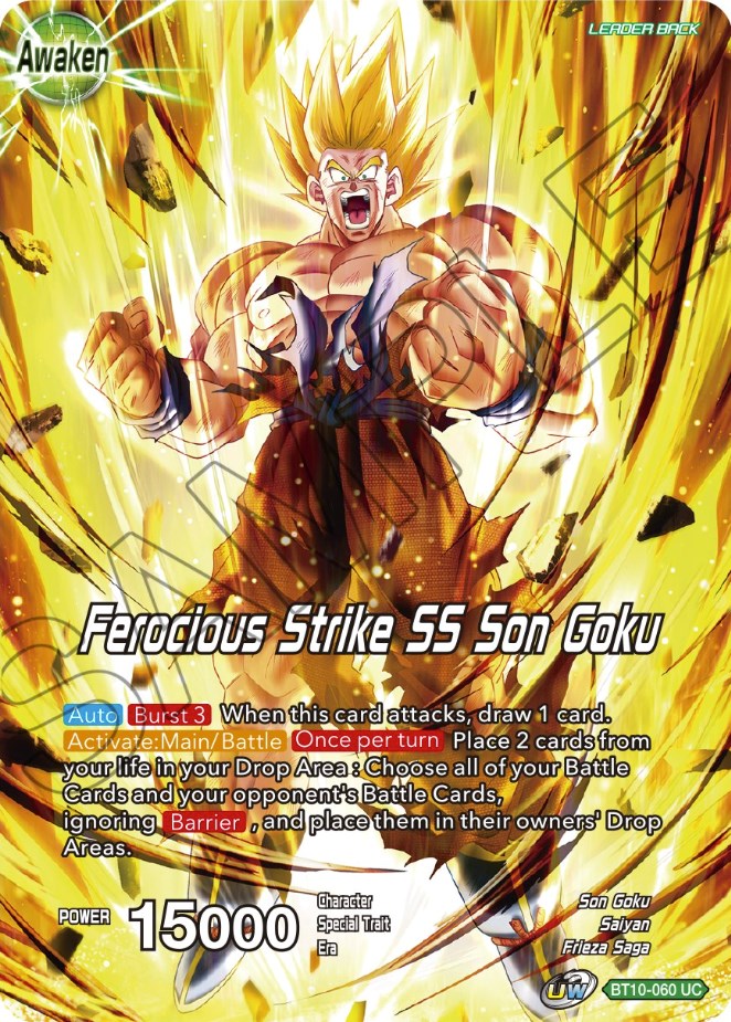 Son Goku // Ferocious Strike SS Son Goku (BT10-060) [Theme Selection: History of Son Goku] Dragon Ball Super