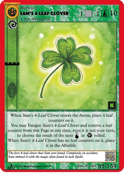 Sam's 4-Leaf Clover [Cryptid Nation: Kickstarter Edition] Metazoo