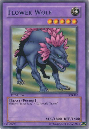 Flower Wolf [LOB-107] Rare Yu-Gi-Oh!