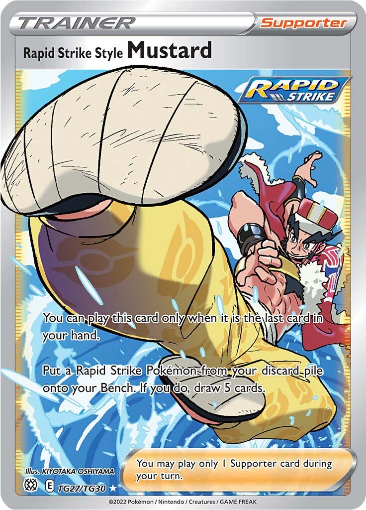 Rapid Strike Style Mustard (TG27/TG30) [Sword & Shield: Brilliant Stars] Pokémon
