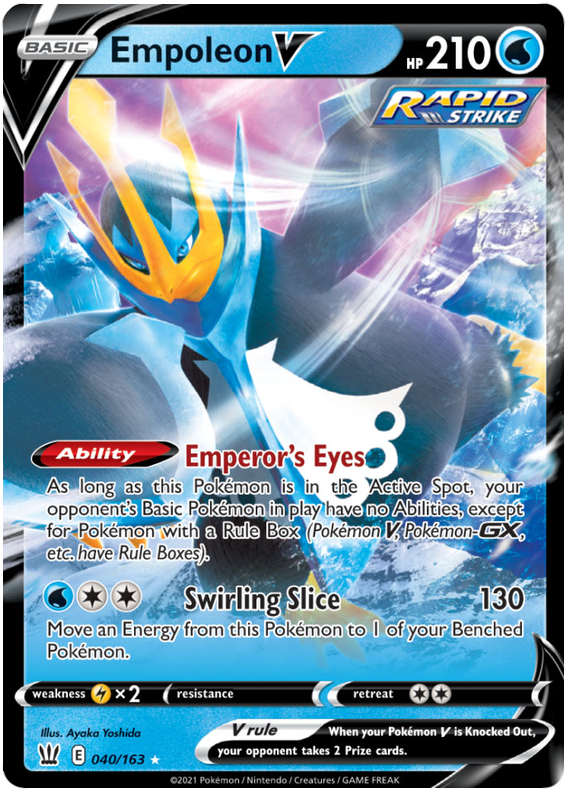 Empoleon V (040/163) [Sword & Shield: Battle Styles] Pokémon