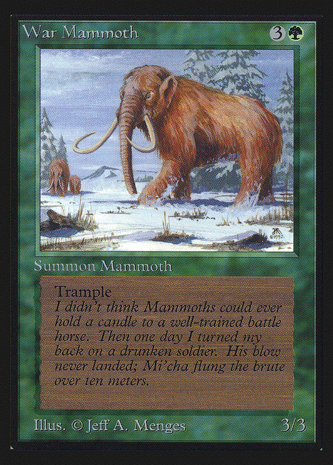 War Mammoth [Collectors' Edition] Magic: The Gathering