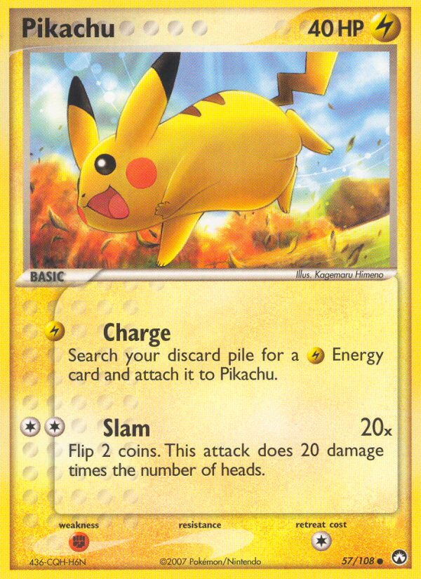 Pikachu (57/108) [EX: Power Keepers] Pokémon