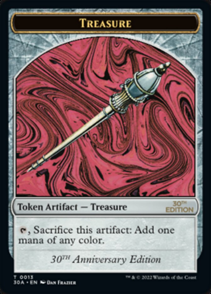 Treasure Token (013) [30th Anniversary Tokens] Magic: The Gathering