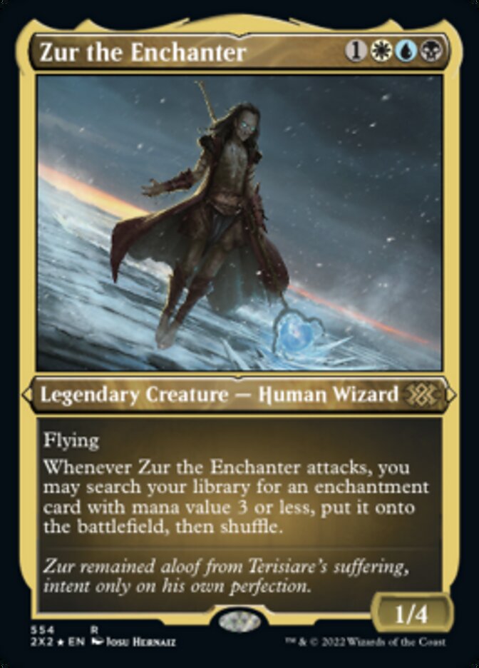 Zur the Enchanter (Foil Etched) [Double Masters 2022] Magic: The Gathering