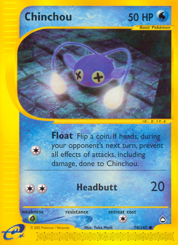 Chinchou (70/147) [Aquapolis] Pokémon