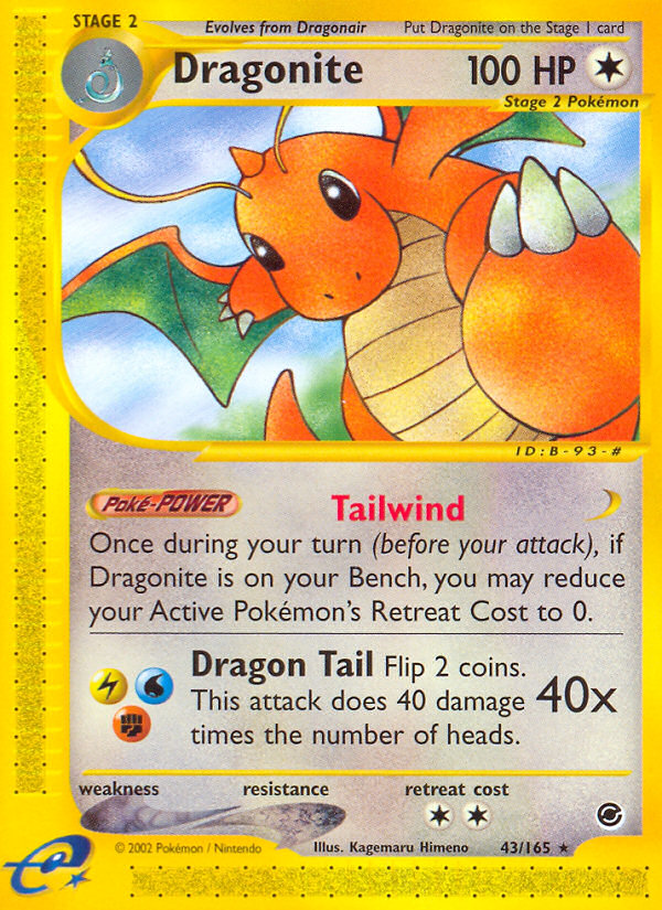 Dragonite (43/165) [Expedition: Base Set] Pokémon