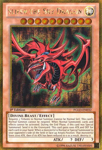 Slifer the Sky Dragon [PGLD-EN032] Gold Secret Rare Yu-Gi-Oh!