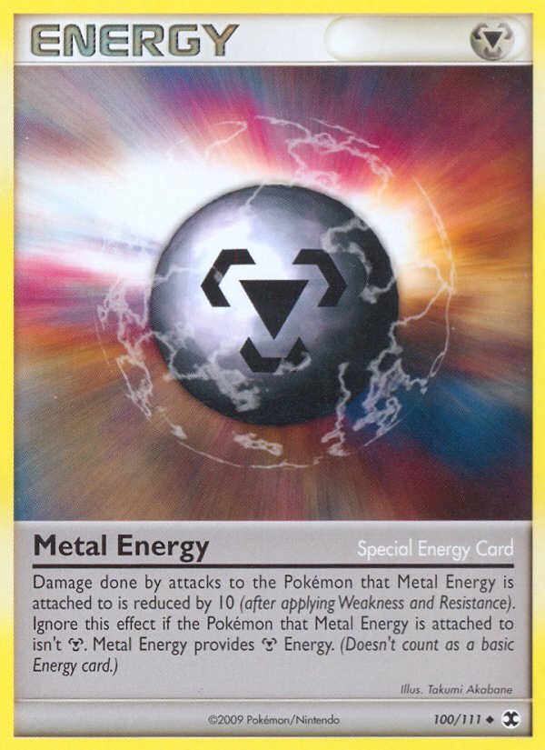 Metal Energy (100/111) [Platinum: Rising Rivals] Pokémon