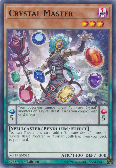 Crystal Master [MP19-EN065] Common Yu-Gi-Oh!