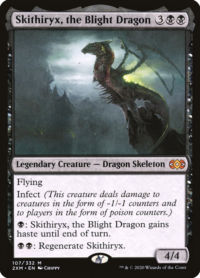 Skithiryx, the Blight Dragon [Double Masters] Magic: The Gathering