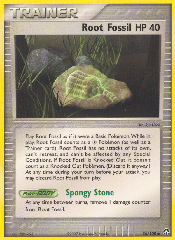 Root Fossil (86/108) [EX: Power Keepers] Pokémon