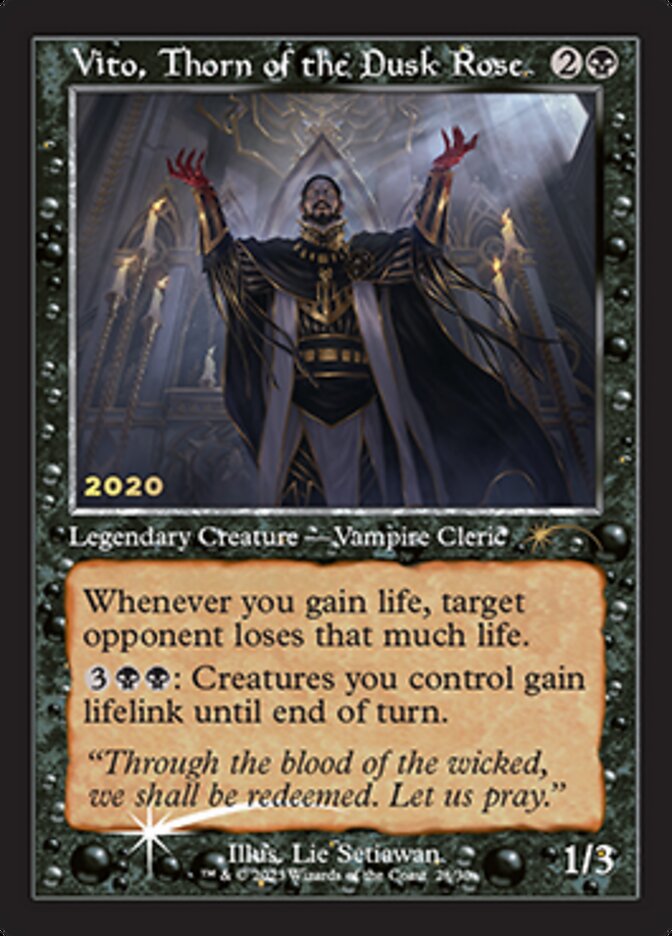 Vito, Thorn of the Dusk Rose [30th Anniversary Promos] Magic: The Gathering