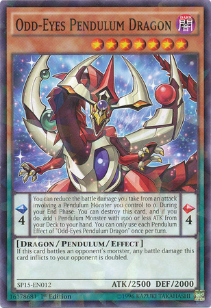 Odd-Eyes Pendulum Dragon [SP15-EN012] Shatterfoil Rare Yu-Gi-Oh!