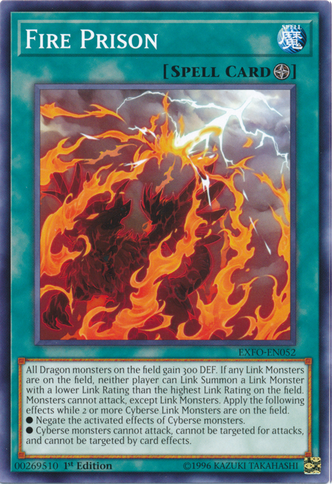 Fire Prison [EXFO-EN052] Common Yu-Gi-Oh!