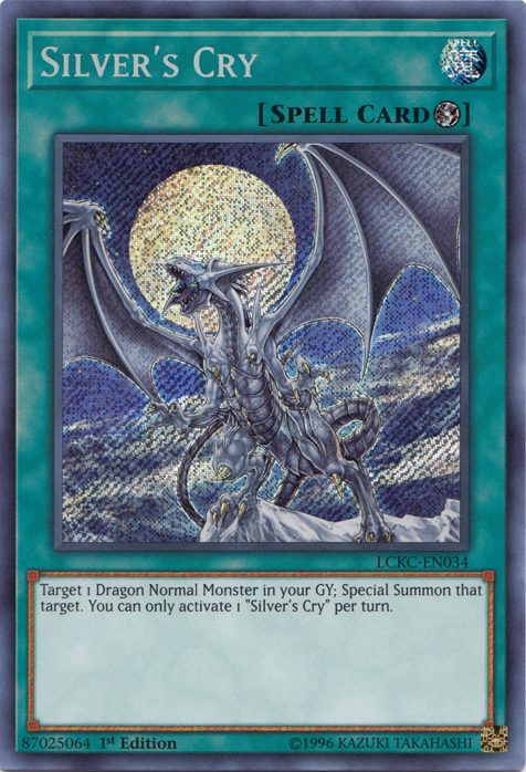 Silver's Cry [LCKC-EN034] Secret Rare Yu-Gi-Oh!