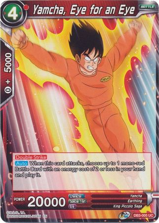 Yamcha, Eye for an Eye (DB3-005) [Giant Force] Dragon Ball Super