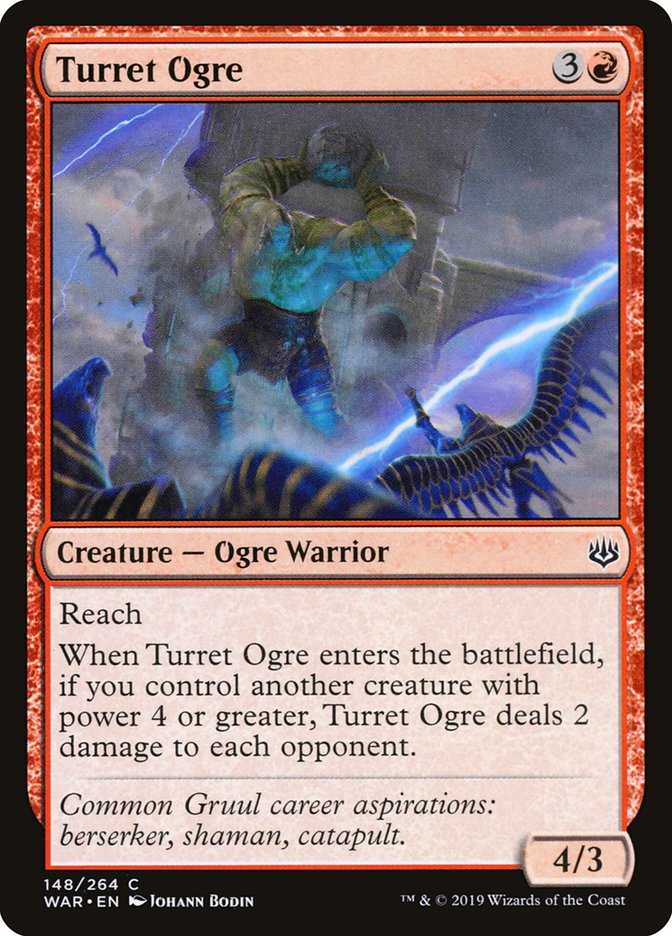 Turret Ogre [War of the Spark] Magic: The Gathering