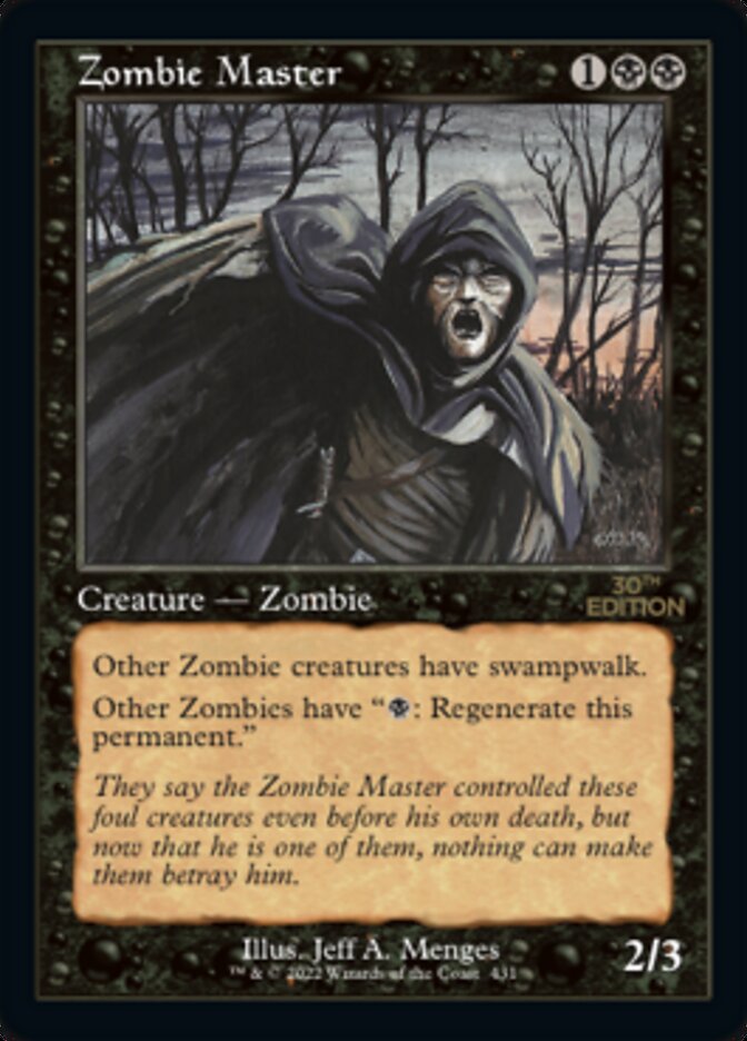 Zombie Master (Retro) [30th Anniversary Edition] Magic: The Gathering