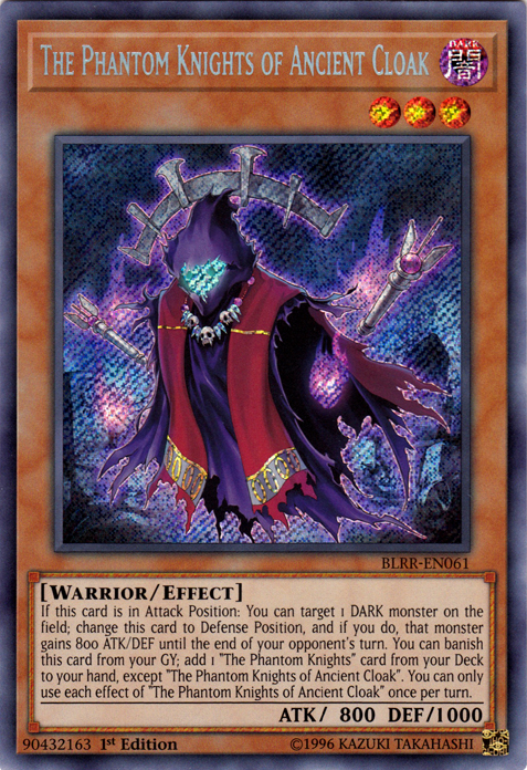 The Phantom Knights of Ancient Cloak [BLRR-EN061] Secret Rare Yu-Gi-Oh!