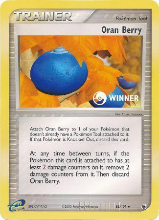Oran Berry (85/109) (Jumbo Card) [EX: Ruby & Sapphire] Pokémon