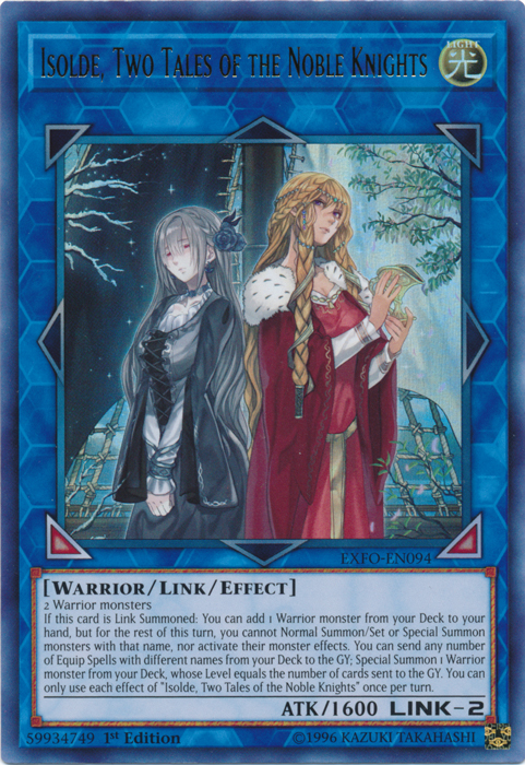 Isolde, Two Tales of the Noble Knights [EXFO-EN094] Ultra Rare Yu-Gi-Oh!