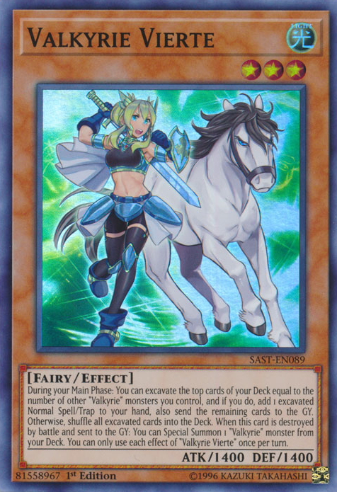 Valkyrie Vierte [SAST-EN089] Super Rare Yu-Gi-Oh!