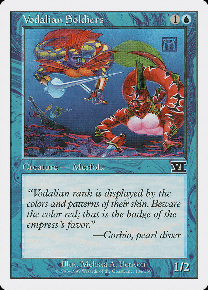 Vodalian Soldiers [Classic Sixth Edition] Magic: The Gathering