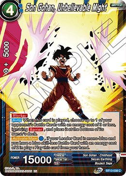 Son Gohan, Unbelievable Might (Common) (BT13-038) [Supreme Rivalry] Dragon Ball Super