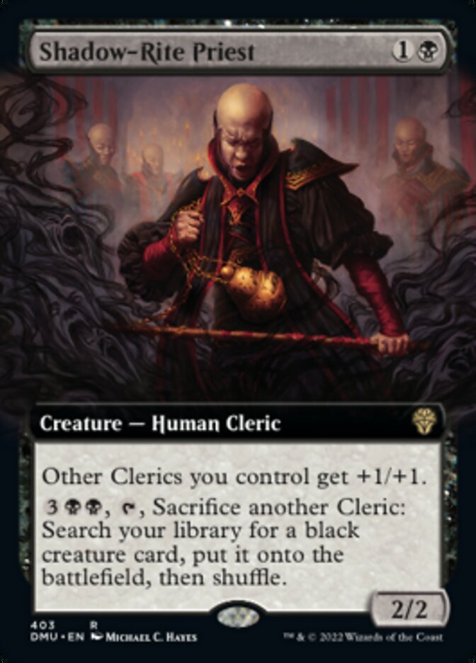 Shadow-Rite Priest (Extended Art) [Dominaria United] Magic: The Gathering