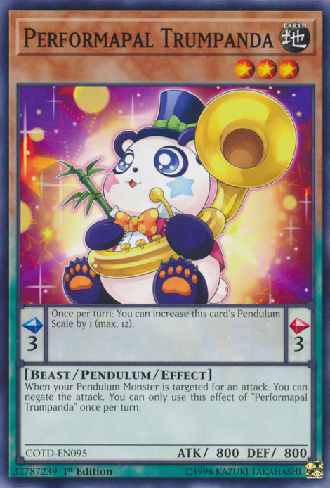 Performapal Trumpanda [COTD-EN095] Common Yu-Gi-Oh!