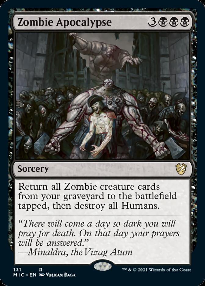 Zombie Apocalypse [Innistrad: Midnight Hunt Commander] Magic: The Gathering