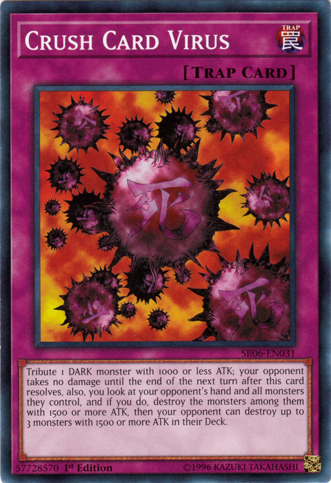 Crush Card Virus [SR06-EN031] Common Yu-Gi-Oh!