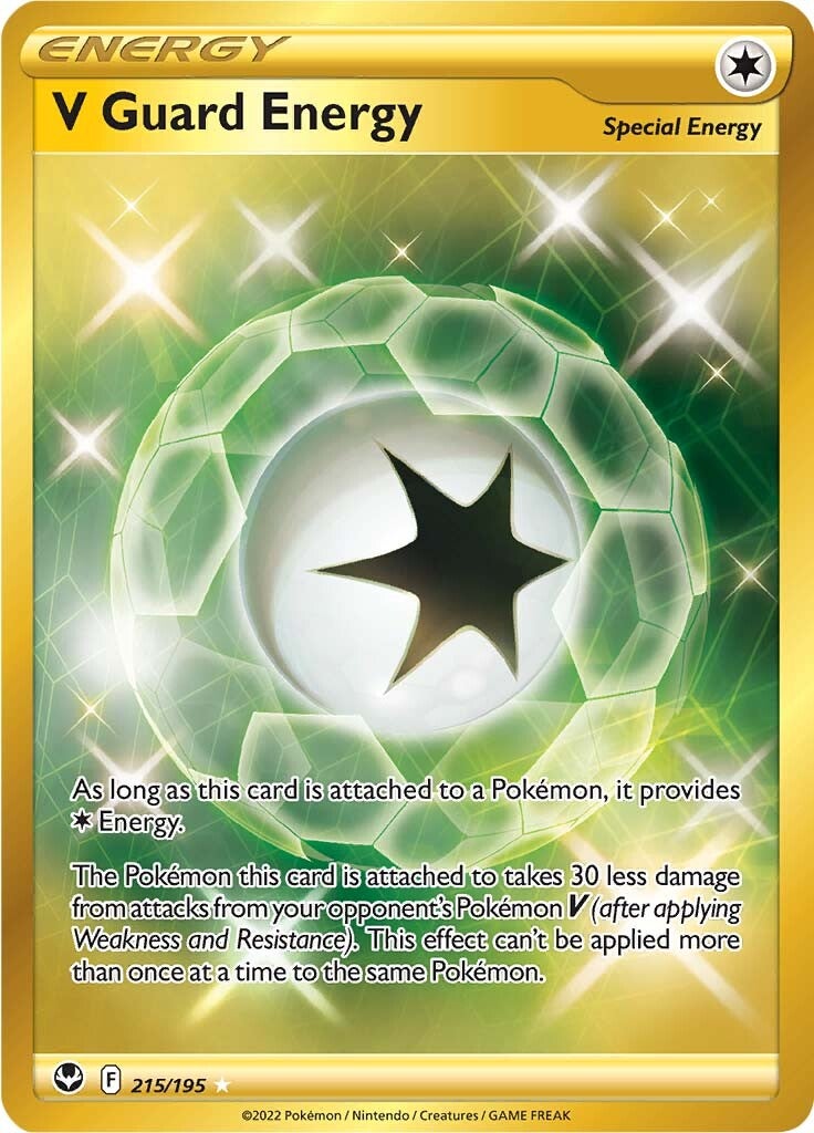 V Guard Energy (215/195) [Sword & Shield: Silver Tempest] Pokémon
