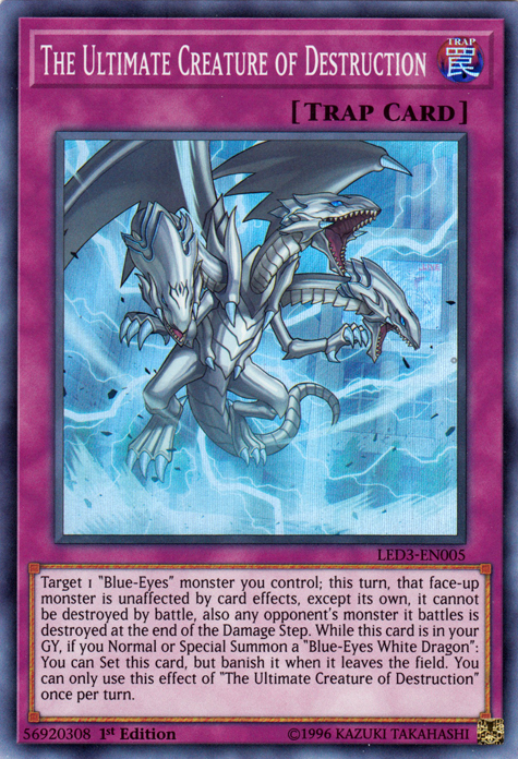 The Ultimate Creature of Destruction [LED3-EN005] Super Rare Yu-Gi-Oh!