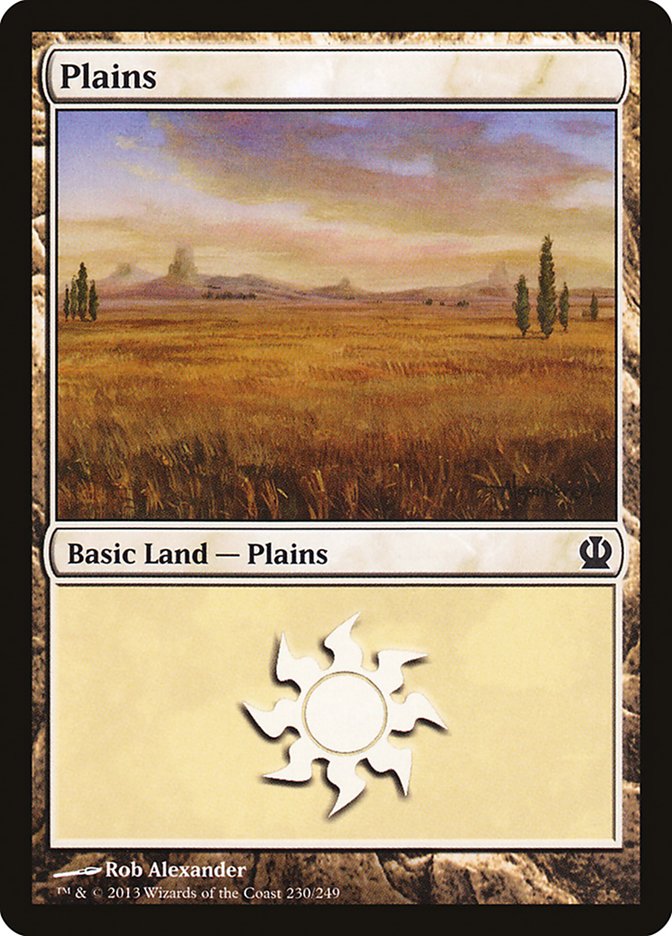 Plains (230) [Theros] Magic: The Gathering